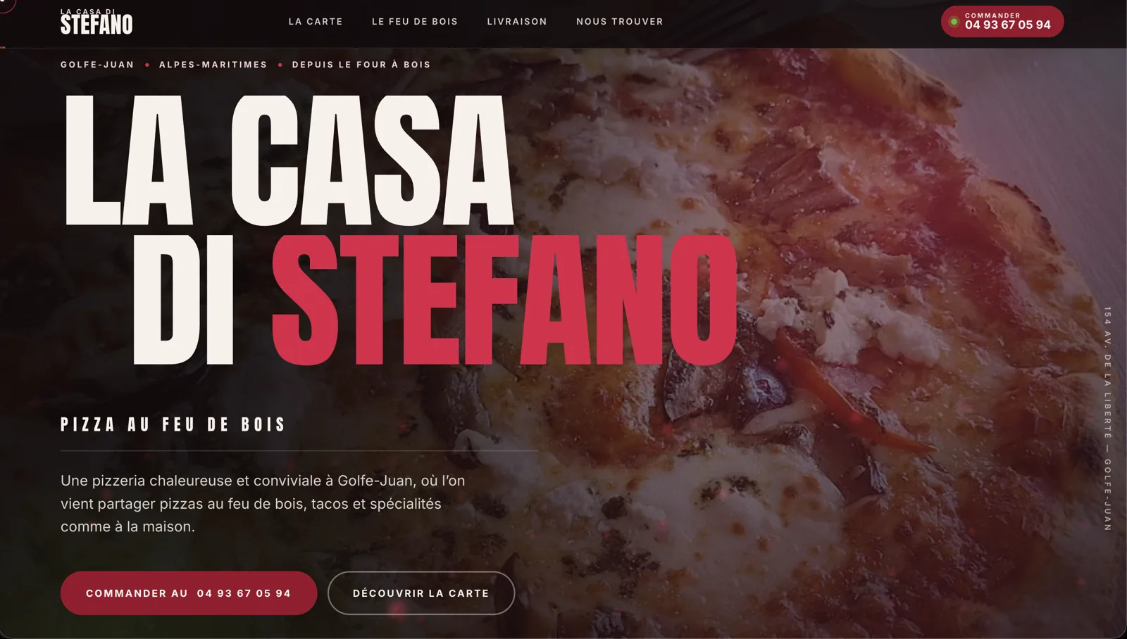 La Casa di Stefano, Pizzeria